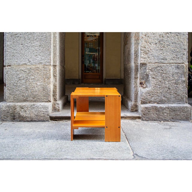 1980s Crate 6 Beech Coffee Table by Gerrit Thomas Rietveld for Cassina, 1980s For Sale - Image 5 of 5