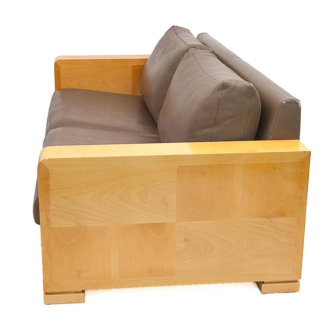 Tan Madison Sofa from Hugues Chevalier, 1980s For Sale - Image 8 of 14