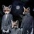 Surrealism Never forget the Forest - Foxes by Marcin and Kate Owczarek | Digital Art of people with fox heads For Sale - Image 3 of 5