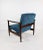 Textile Blue Ocean GFM-142 Armchair attributed to Edmund Homa, 1970s For Sale - Image 7 of 12