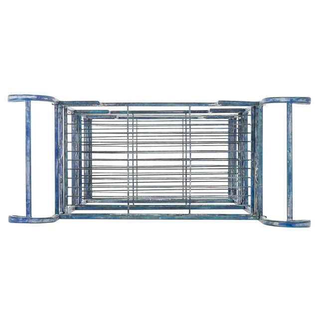 Noreen 3 Tier Shelf - Mossy Blue For Sale - Image 9 of 11