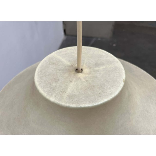 Mid-Century Modern Cocoon Pendant Lamp by Friedel Wauer for Goldkant Leuchten, Germany, 1960s For Sale - Image 17 of 18