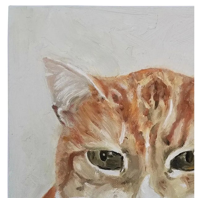 Portraiture “Jack” Giclee Print of an Oil Portrait of a Red-Tabby by Linda Brush For Sale - Image 3 of 7