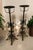 Large French Wrought Iron Fire Dogs, Set of 2 For Sale - Image 4 of 18