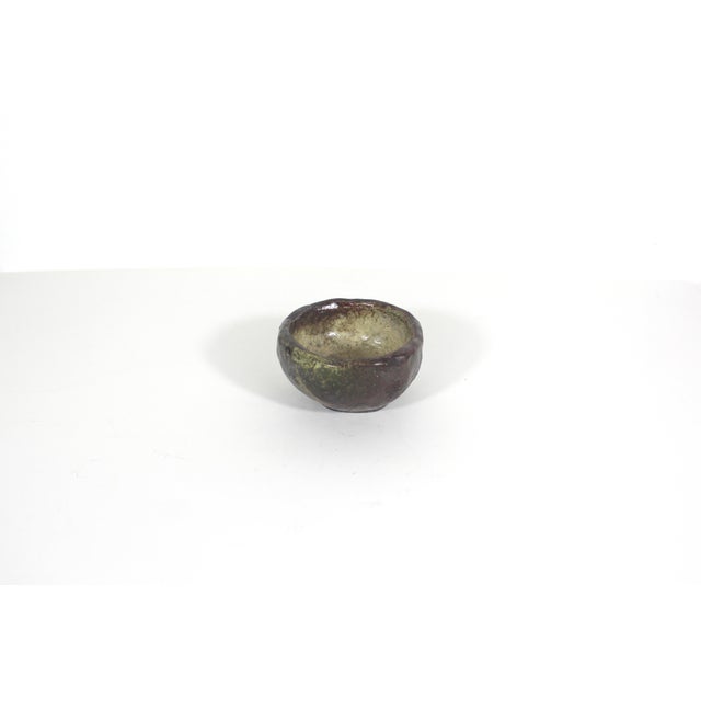 Vintage Primitive Pottery Bowl For Sale - Image 10 of 11