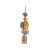 Asian Liuli Crystal Glass Fengshui Fortune Orange Pixiu Decor Tassel For Sale - Image 3 of 4