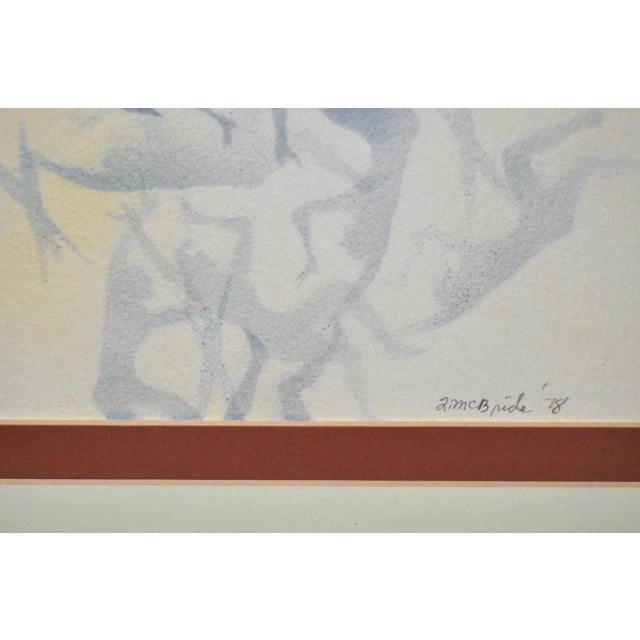 Mid-Century Modern Airbrush Painting by McBride For Sale - Image 10 of 11