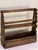 Brown 19th Century Rustic Handcrafted Two-Tier Wooden Standing Countertop Shelf For Sale - Image 8 of 18