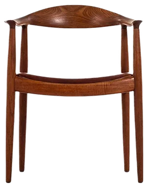 Danish Leather & Teak JH-501 Armchair by Hans Wegner for Johannes Hansen, 1940s