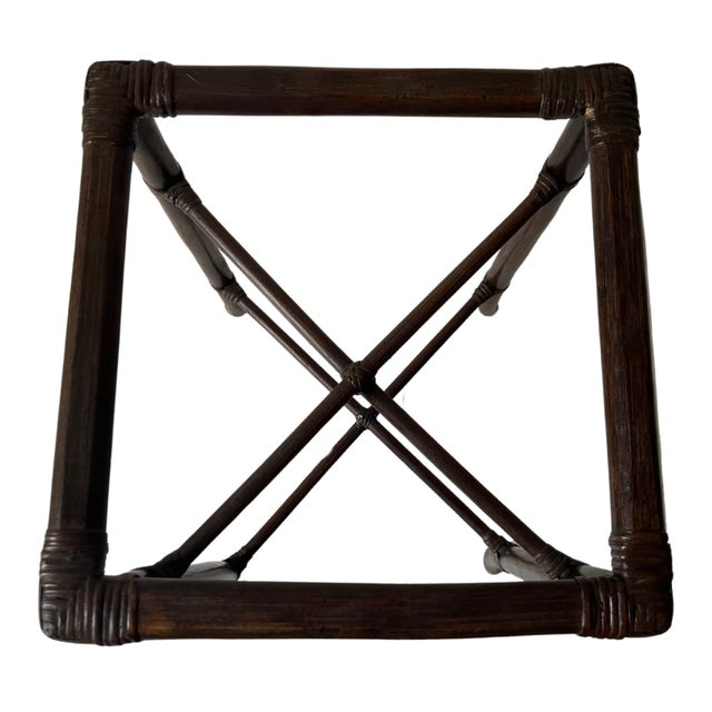 1950s Bamboo and Wood Tray Table With Removable Top From Brandt Usa ...