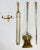 Vintage Brass Wall Mount Fireplace Tools, S/3 For Sale - Image 4 of 9
