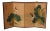 Vintage Oriental Asian Four Panel Screen With Birds & Signed For Sale