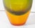 Mid-Century Modern Murano Sommerso Flavio Poli Attrib. Green and Amber Glass Vase For Sale - Image 3 of 6