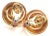 Vintage BULGARI BULGARI 18k Yellow Gold Swirl Earrings For Sale - Image 9 of 9