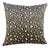 Woven Monochrome Leopard Motif Cushion Cover For Sale
