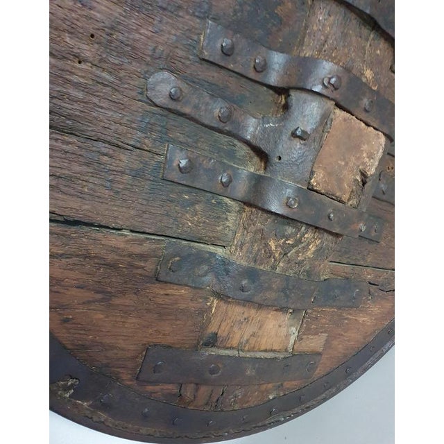 Antique ox cart wheel 1800 Height 94 cm Depth 14 cm 75 kg