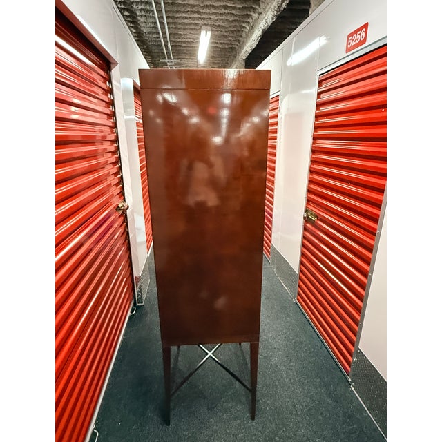 Michael Vanderbyl for Baker Furniture Highboy 7 Drawer Chest For Sale - Image 9 of 12