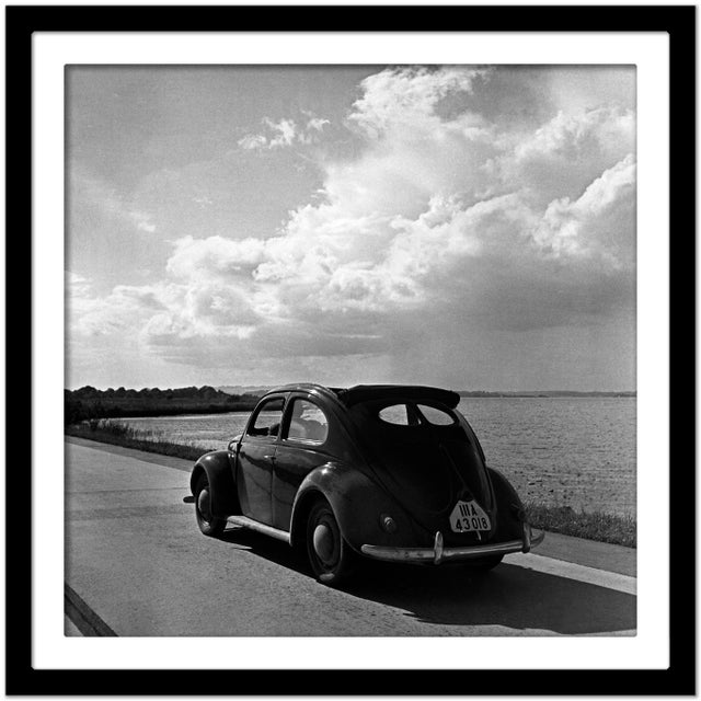 Volkswagen Beetle on the Streets Next to the Sea, Germany 1939, Printed 2021 For Sale - Image 4 of 5