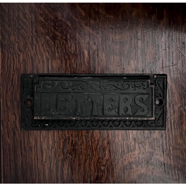 1880s Antique American Bronze Mail Slot For Sale - Image 6 of 6