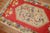 20th Century Bright Red Colorful Turkish Accent Rug For Sale - Image 9 of 9