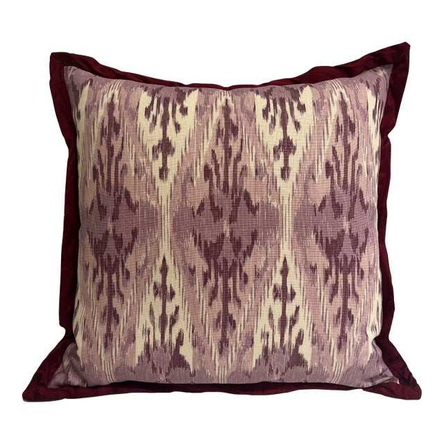 Elizabeth Eakins Rosie's Flowers Pillow - 20" X 20" For Sale