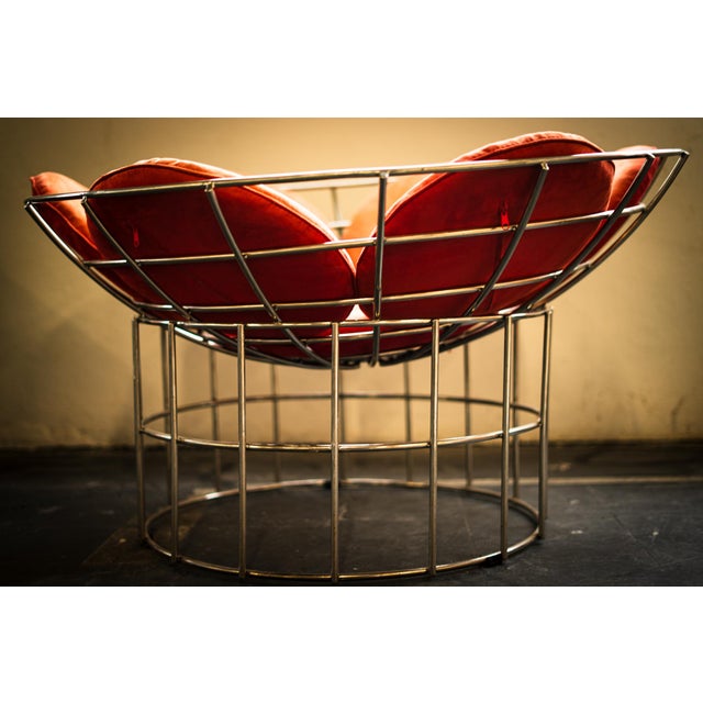 Peacock Chair by V. Panton for Habitat, 2000, in Good conditions. Designed 1970 to 1979 This piece is attributed to the...