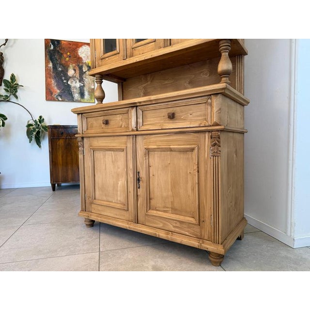 Wilhelminian Style Kitchen Display Cupboard For Sale - Image 10 of 14