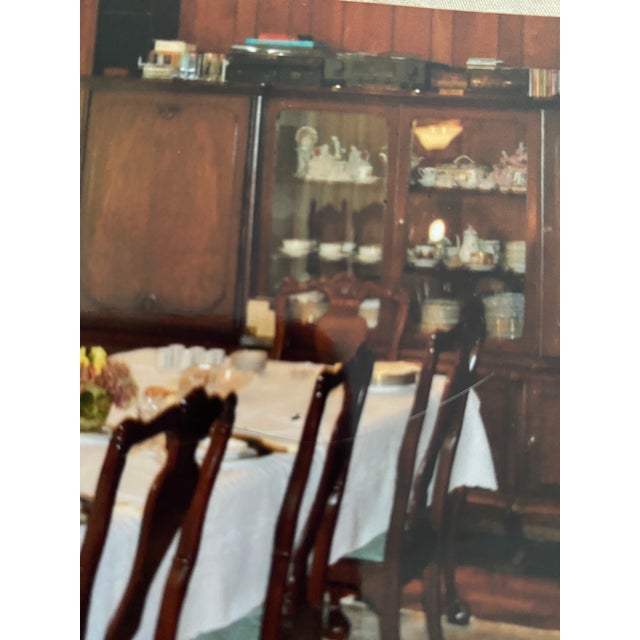 Brown Antique Italian Oak Credenza / Buffet / Hutch For Sale - Image 8 of 16