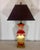 Mid-Century Modern Vintage James Mont Style Tole Lamp by Turtle and Crane - Bespoke Cinnabar & Gold Leaf - Newly Painted For Sale - Image 3 of 14