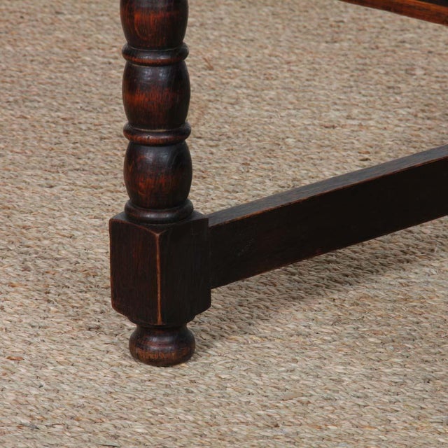 Straw-Seated Wood Chair, France, 1940s For Sale - Image 4 of 8