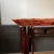 Metal Coffee Table in Red Lacquered Goatskin Parchment by Aldo Tura, Italy, 1950s For Sale - Image 7 of 15
