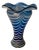 Vintage Mermaid Swirl Vase in Glass, 1970s For Sale