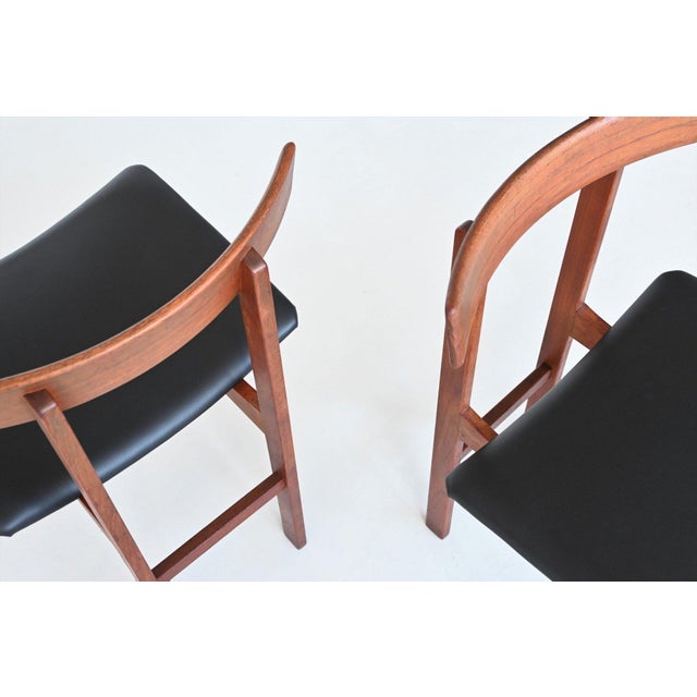 Danish #193 Dining Chairs in Teak by Inger Klingenberg for France & Søn, 1960s, Set of 4 For Sale - Image 12 of 18