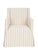 2020s Slipcover Chair in Beige & Java For Sale - Image 5 of 5