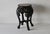 Asian Carved Rosewood Style Wood Stool Plant Stand With Inset Marble Top Vintage Mid-Century For Sale - Image 17 of 17