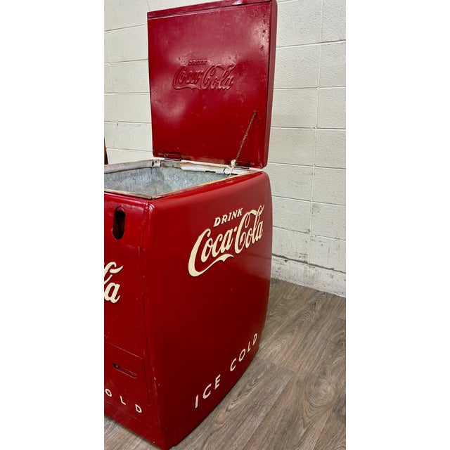 Vintage C. 1940s Westinghouse Coca-Cola Bottle Cooler For Sale - Image 16 of 16