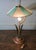 Mid-Century French Kitsch Palm Table Lamp, 1930 For Sale - Image 6 of 8