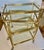 1960s French Neoclassical Style Nesting Bar Carts With Glass Shelves, Maison Jansen For Sale - Image 5 of 17
