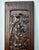 Antique ( Late 19th Century) Unique Plaque has an Asian Style. The Wood is Rosewood. Heavily Carved Rosewood Double Sided...