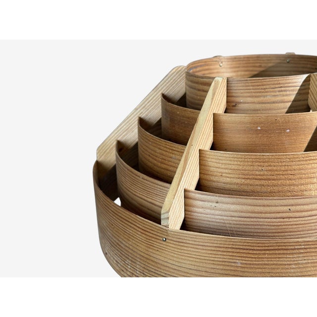 Wood Hans-Agne Jakobsson, Table Lamp, Pine, Sweden, 1970s For Sale - Image 7 of 9