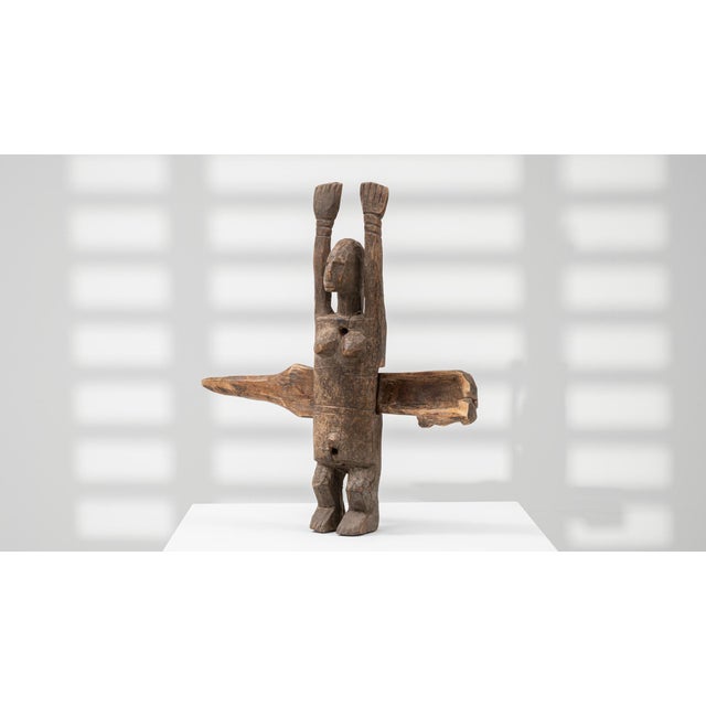 Brown 1950s African Wooden Decoration For Sale - Image 8 of 18
