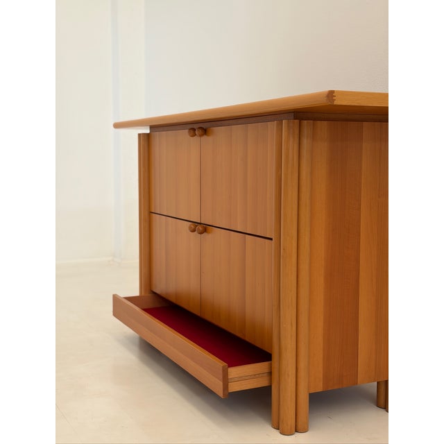 Vintage Sideboard in Walnut, 1980s For Sale - Image 10 of 14