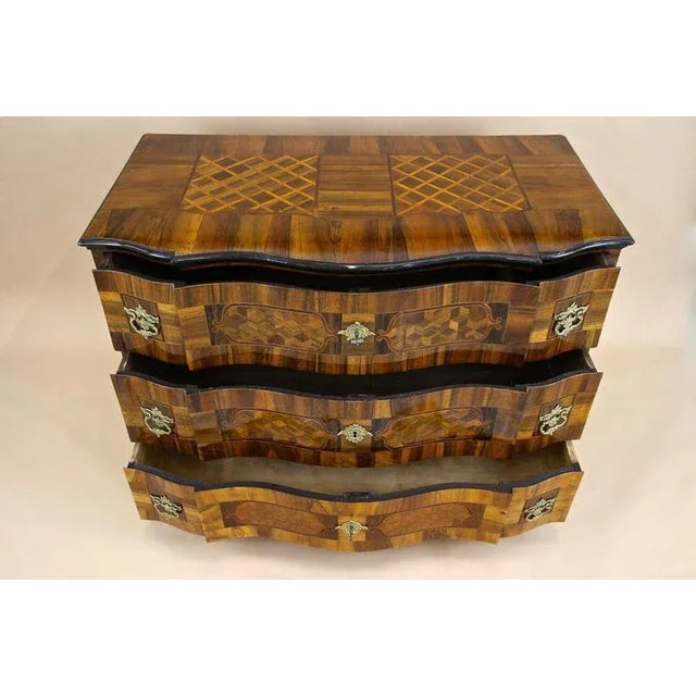 Baroque 18th Century Baroque Chest of Drawers in Inlay Works, Austria, 1760 For Sale - Image 3 of 18