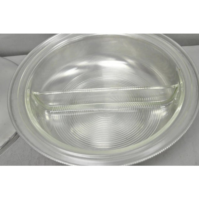 Vintage Bw Buenilum Silver Plated Aluminum Art Nouveau Covered Serving Dish For Sale - Image 11 of 18