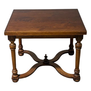 Ralph Lauren Walnut Side Table For Sale