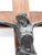 Black Vintage Crucifix in Bronze on Oak, 1920s For Sale - Image 8 of 15