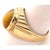 14 Karat Yellow Gold Cat's Eye Contemporary Ring, Size 11.5 For Sale - Image 4 of 9