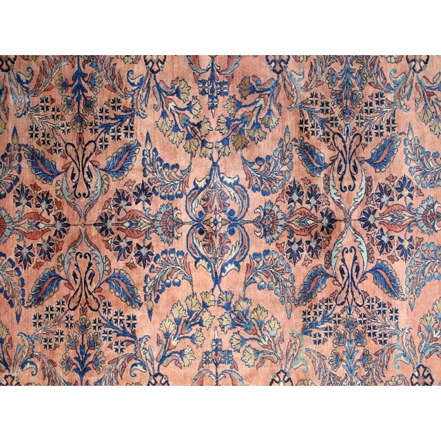 1920's Antique Persian Lillihan Carpet , 9'1 X 11' For Sale In New York - Image 6 of 7