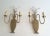Decorative Neoclassical Brass & Crystal Wall Lights, French, circa 1940 - A Pair For Sale - Image 10 of 11