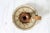 Mid 20th Century Vintage Studio Art Pottery Candle Holder Hurricane Style Lamp For Sale - Image 5 of 9